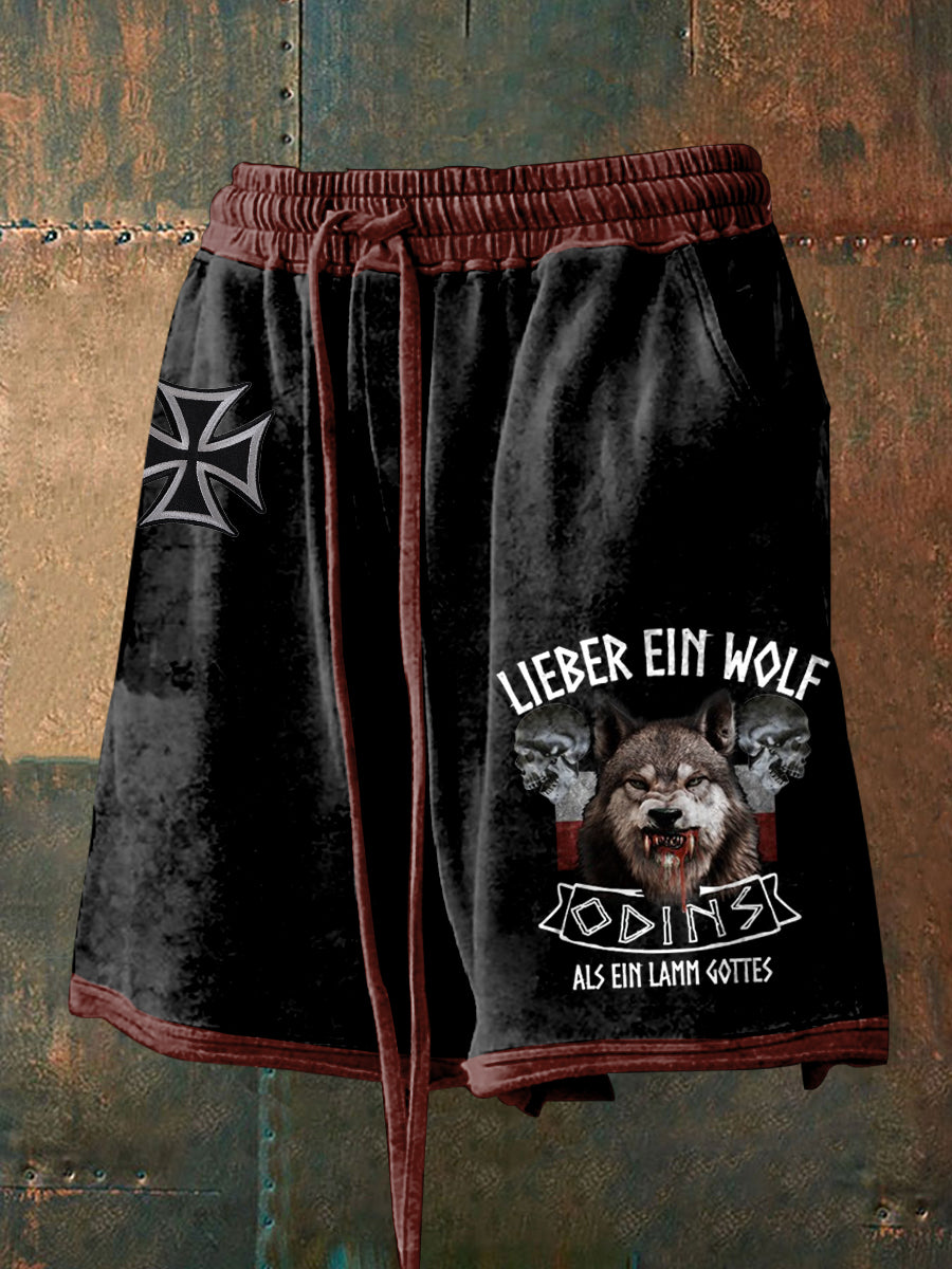 Männer Deutschland Print Shorts