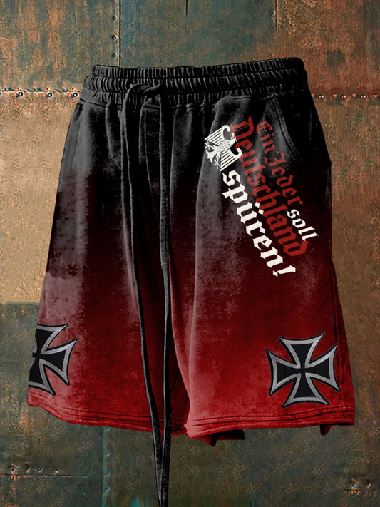 Männer Deutschland Print Shorts