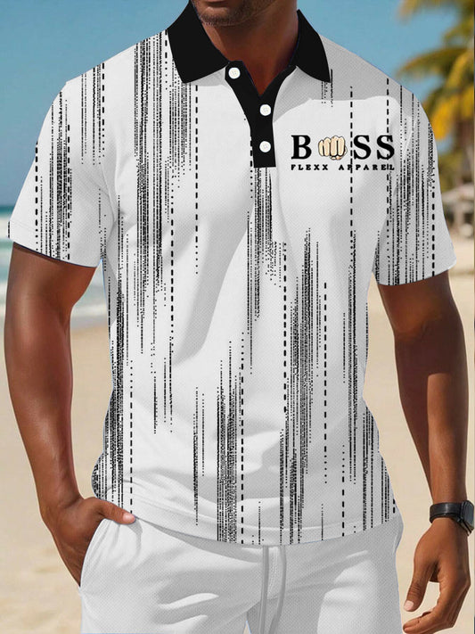 Lässiges Business-Kurzarm-Hemd fßr Männer