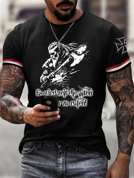 Herren Es wird Zeit die alten Geister zu rufen! T-Shirt kurze Ärmel