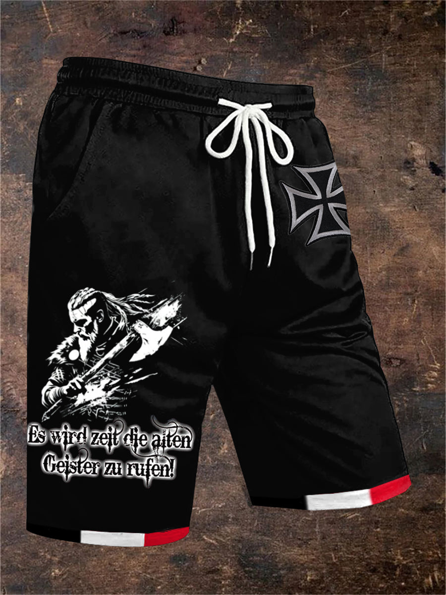 Herren Es wird Zeit die alten Geister zu rufen! Print-Shorts