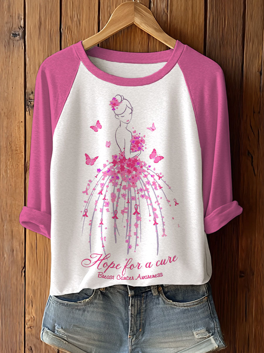 Frauen hoffnung auf Heilung, Brustkrebs-Bewusstsein-T-Shirts