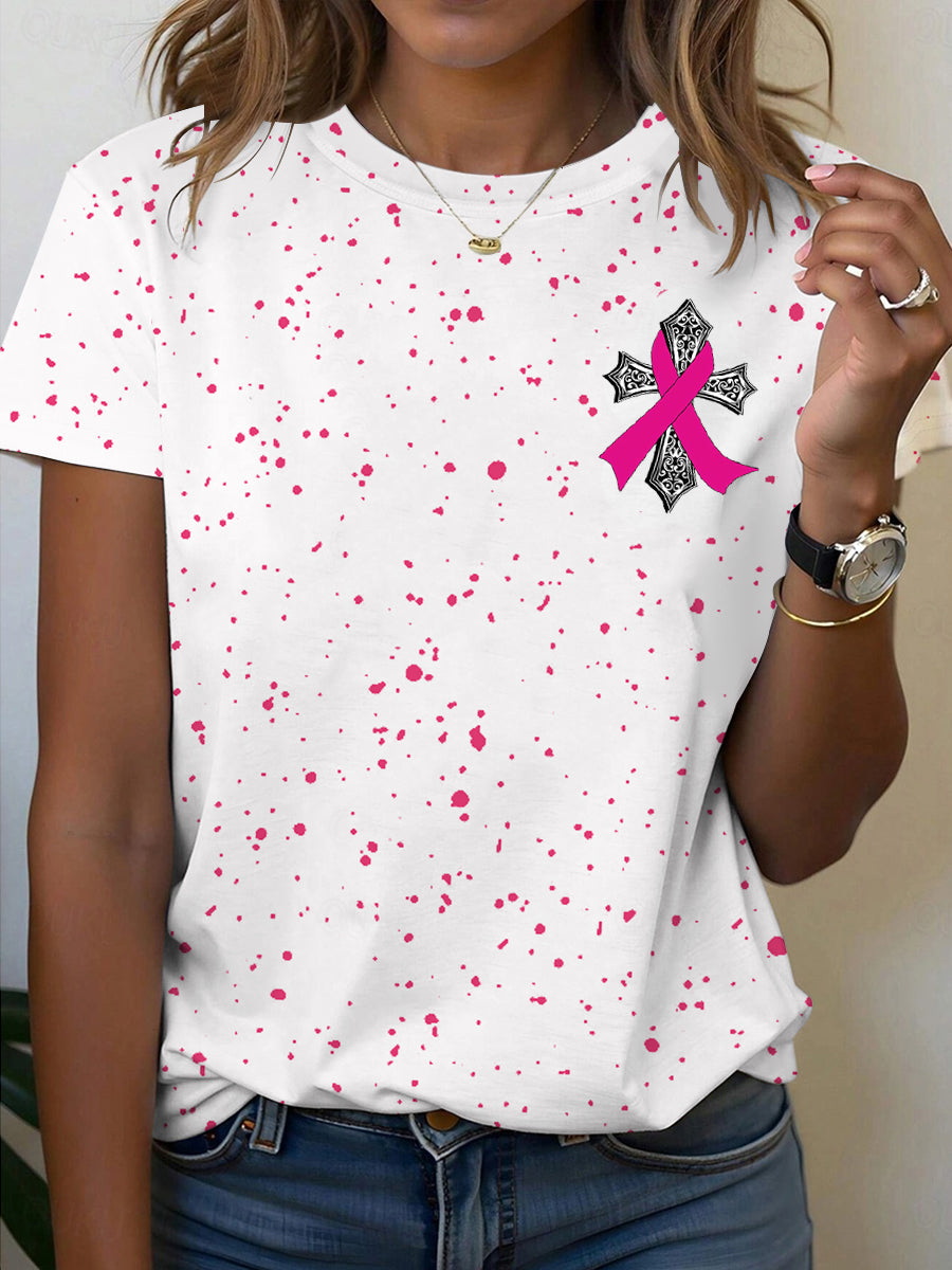 Frauen Brustkrebs Bewusstsein Ich trage Rosa für mich selbst Meine Narben erzählen eine Geschichte T-Shirt