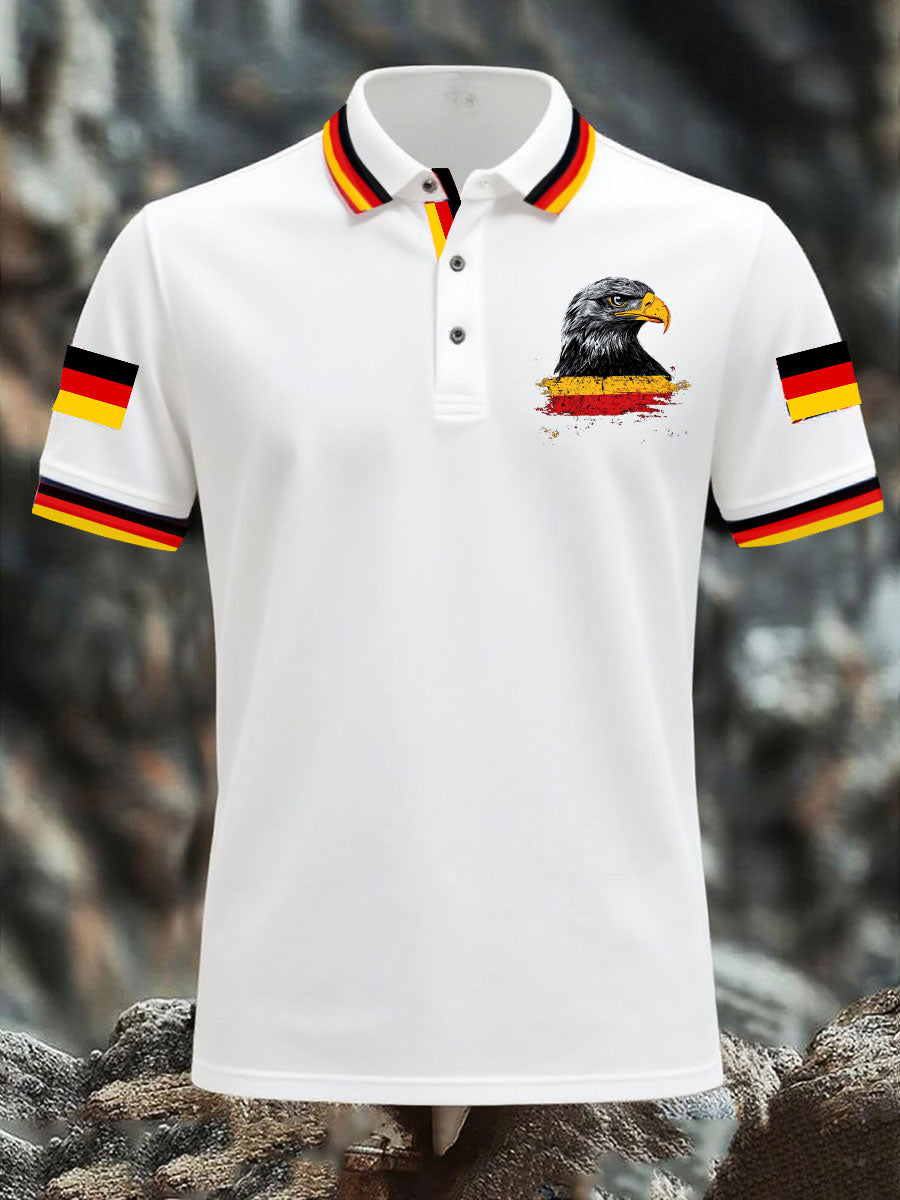 Deutschland bedrucktes Herren hemd