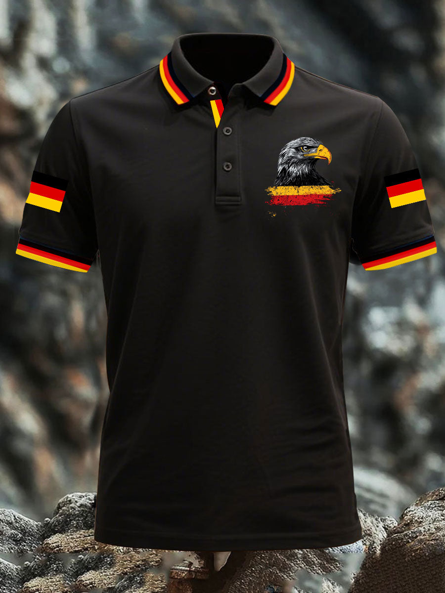 Deutschland bedrucktes Herren hemd