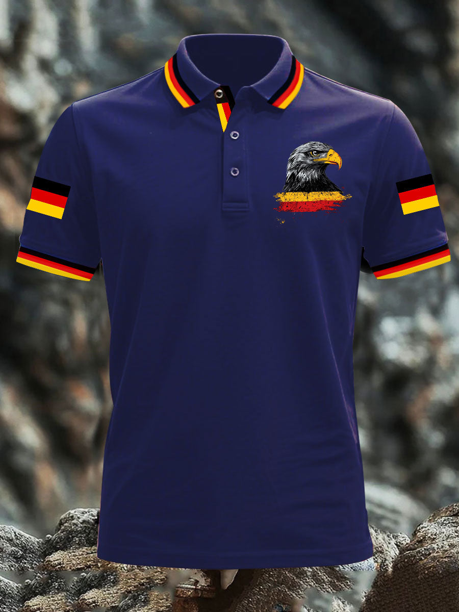 Deutschland bedrucktes Herren hemd