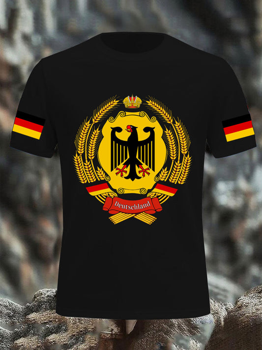 Deutschland bedrucktes T-Shirt für Männer