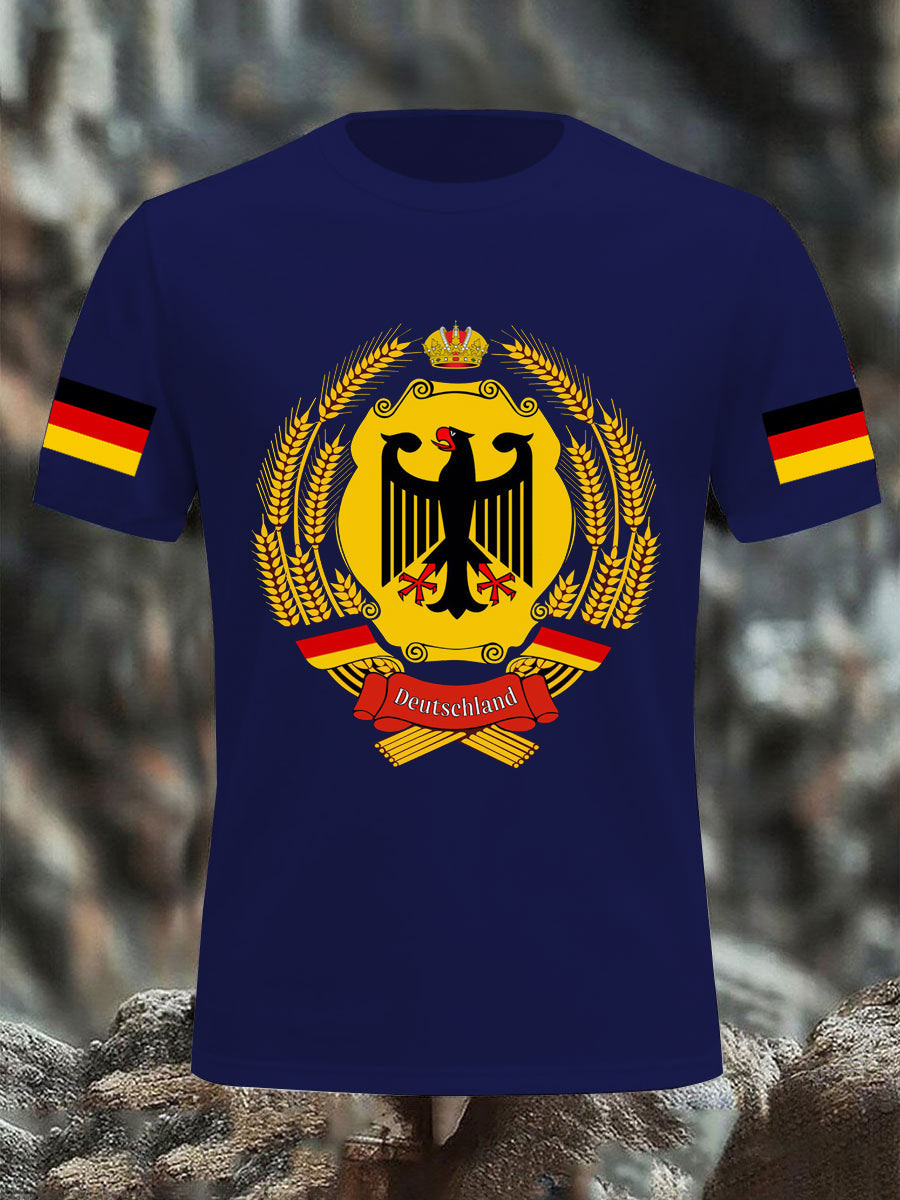 Deutschland bedrucktes T-Shirt für Männer