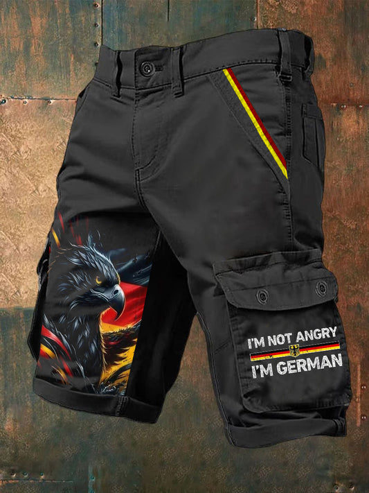 Männer Ich bin nicht wütend Ich bin deutsche Shorts