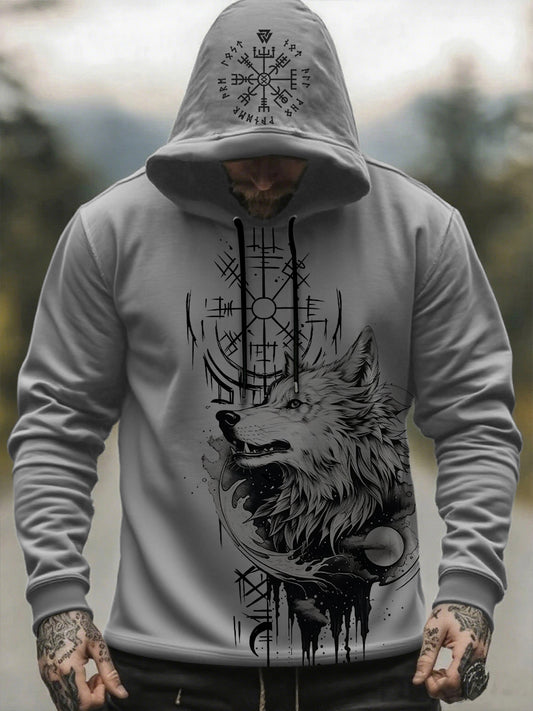 Kapuzen pullover für Herren Viking