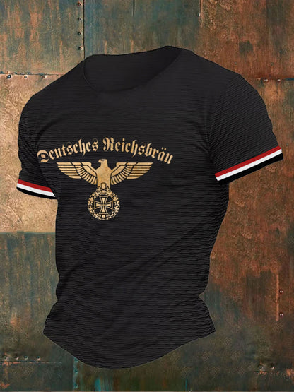 Herren Braun ist bunt genug bedrucktes Kurzarm-T-Shirt