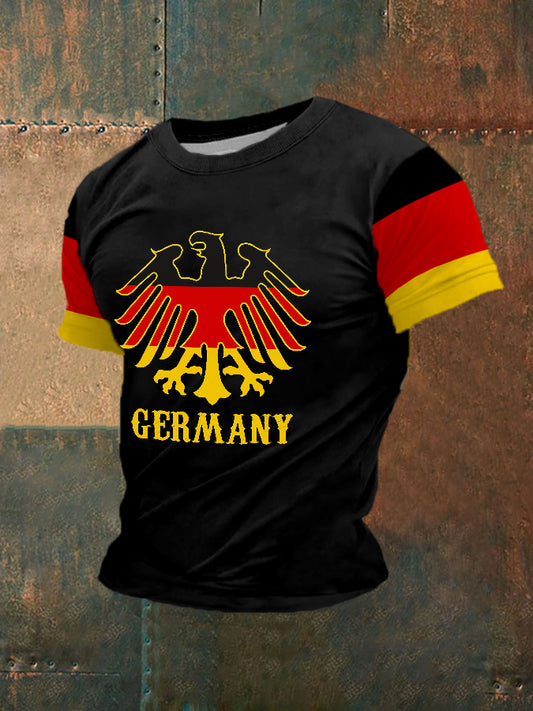 Deutschland Print T-Shirt für Männer