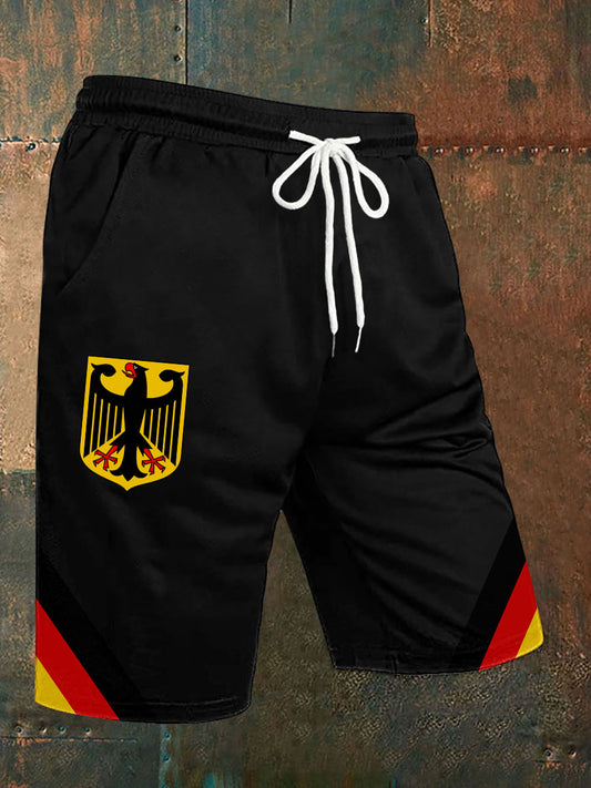 Herren-Deutschland Print Freizeit shorts