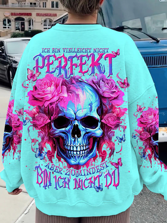 Damen BIN ICH NICHT DU VOLL STÄN DIGER DRUCK Bedrucktes Sweatshirt