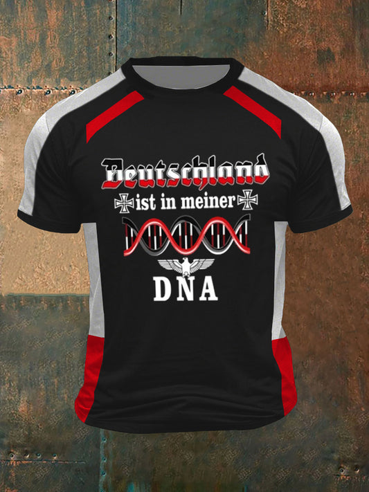 Deutschland_ist_eine bedrucktes Kurzarm-T-Shirt für Männer