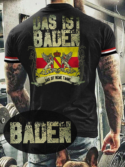 Herren T-Shirt Meine Fahne Baden