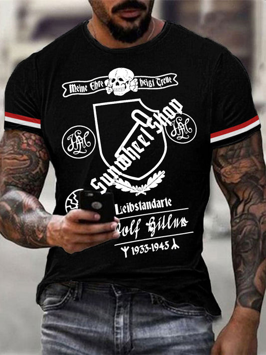 Leibs tandarte Deutschland Bedrucktes T-Shirt für Herren