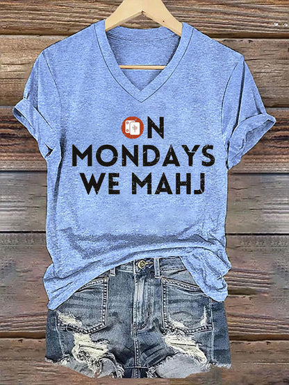 Frauen Mahjong T-Shirt