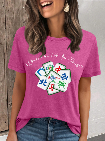 Frauen Wo sind alle Joker T-Shirt