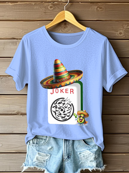 Frauen lustige Mahjong T-Shirts