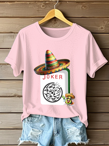 Frauen lustige Mahjong T-Shirts