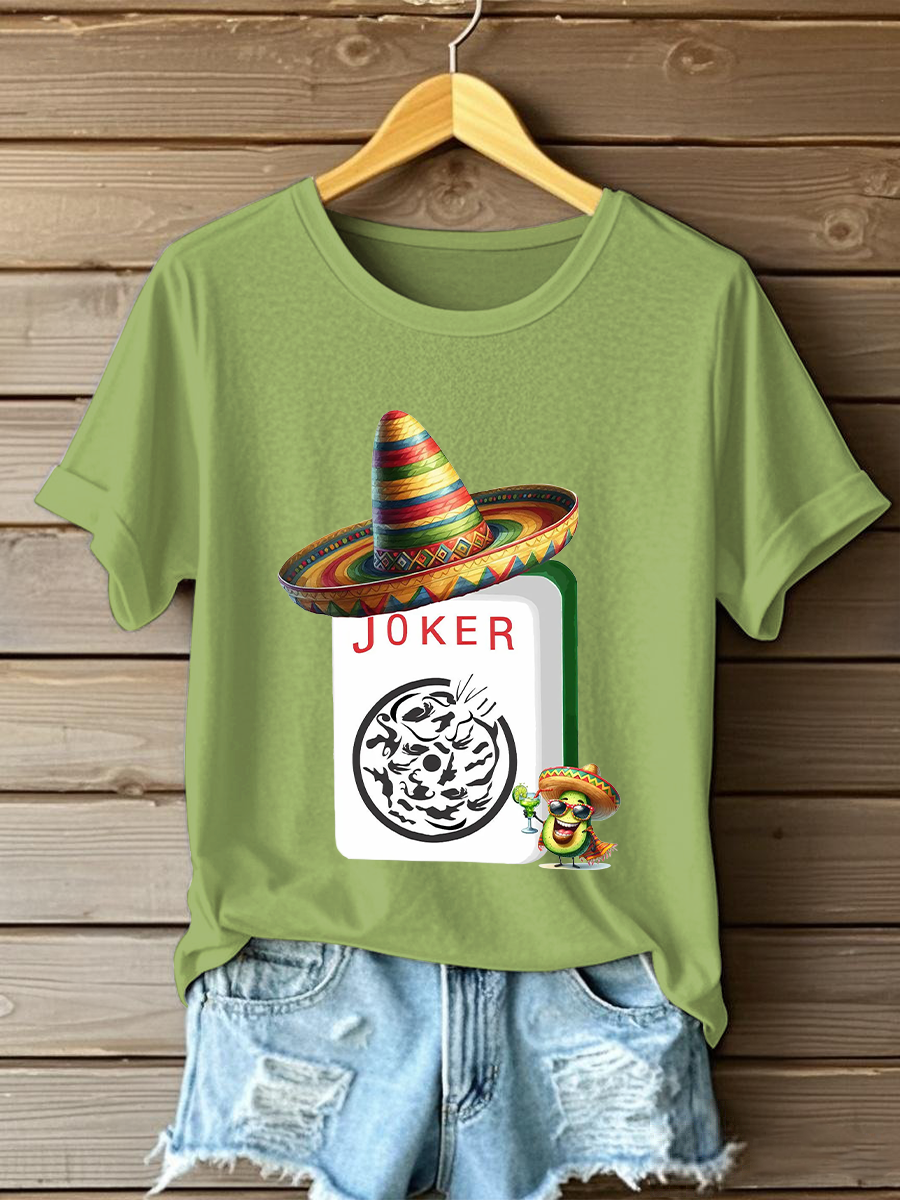 Frauen lustige Mahjong T-Shirts
