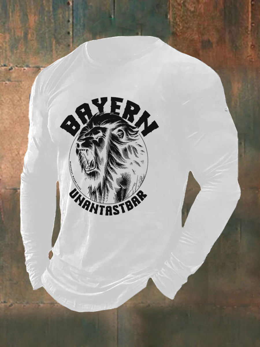 Bayern-Langarm-T-Shirt für Herren
