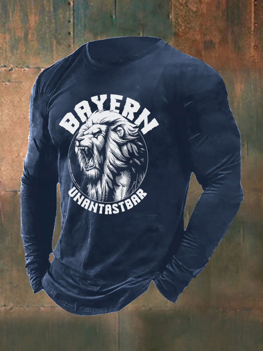 Bayern-Langarm-T-Shirt für Herren