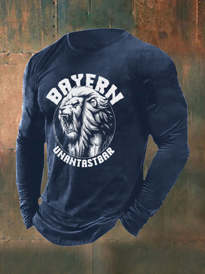 Bayern-Langarm-T-Shirt für Herren