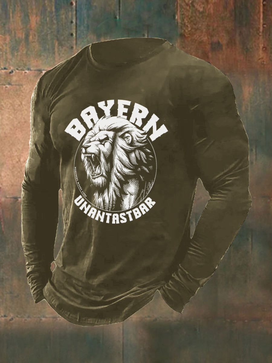 Bayern-Langarm-T-Shirt für Herren