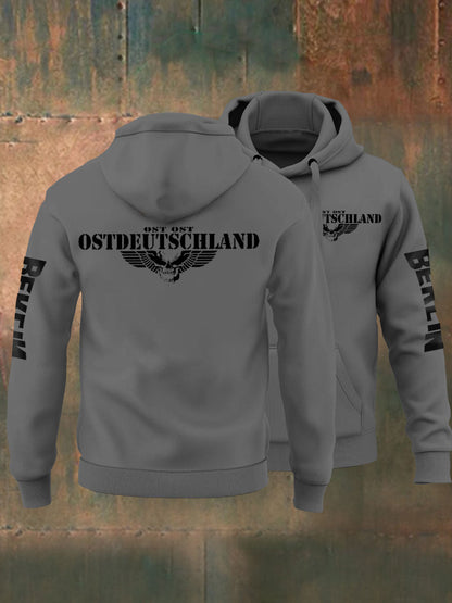 Herren-Sweatshirt mit Kapuze Ost deutschland