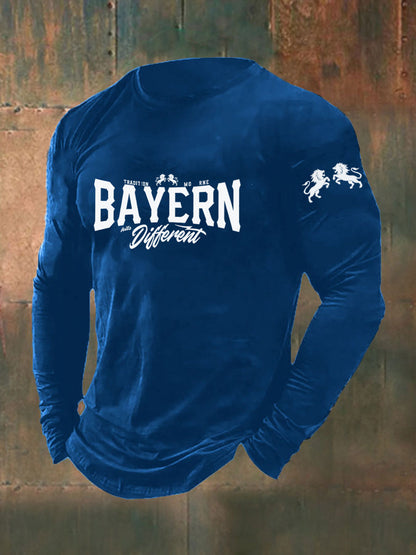Bayern-Langarm-T-Shirt für Herren