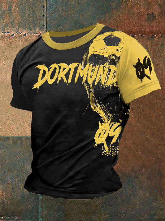 Männer Dortmund T-Shirt mit kurzen Ärmeln