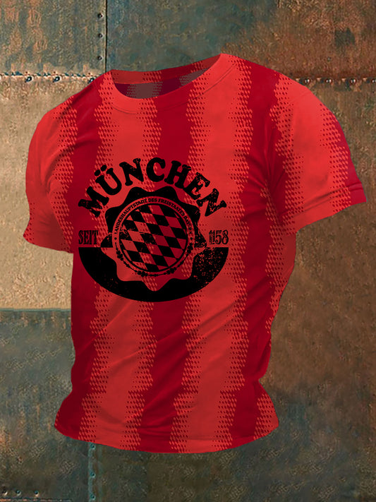 Herren Bayern München T-Shirt mit kurzen Ärmeln