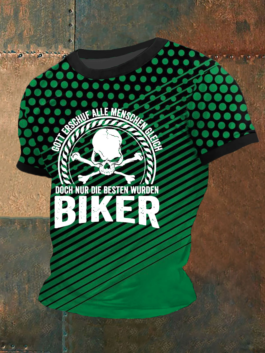 Herren Nur Die besten Wurden Biker Kurzarm T-Shirt
