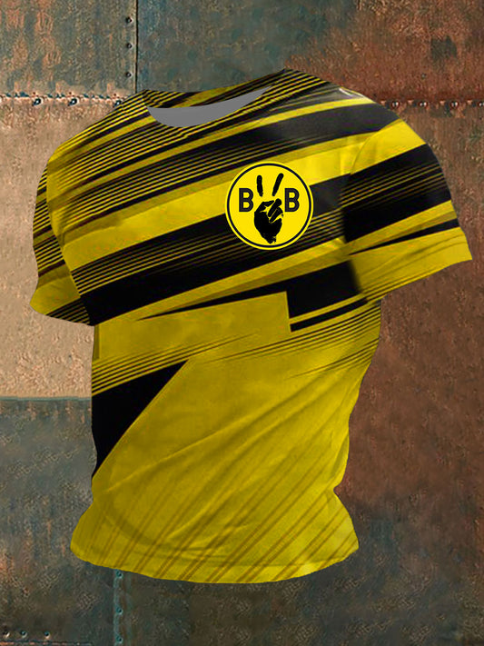 Männer Dortmund T-Shirt mit kurzen Ärmeln