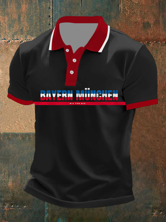 Herren Bayern München T-Shirt mit kurzen Ärmeln