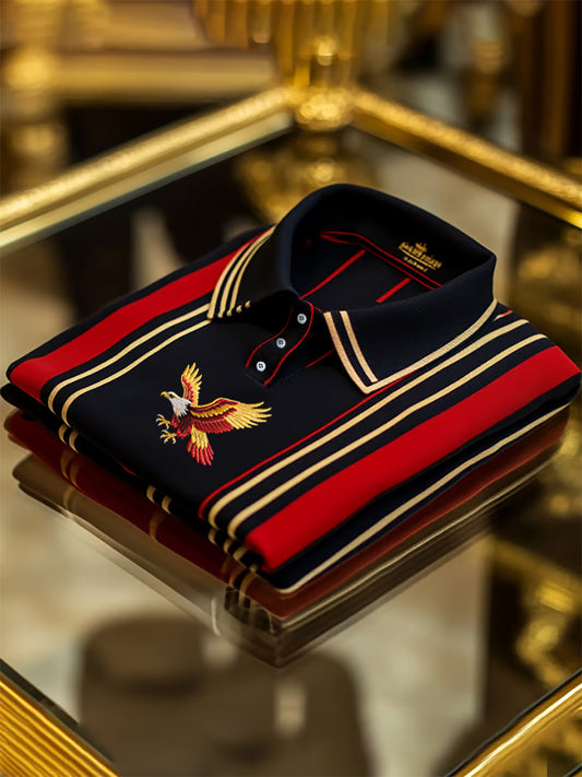 Herren Deutschland Business Lässiges Kurzarm-Shirt
