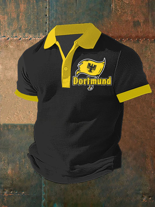 Männer Dortmund T-Shirt mit kurzen Ärmeln