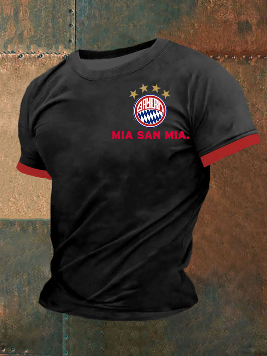 Herren Bayern München T-Shirt mit kurzen Ärmeln
