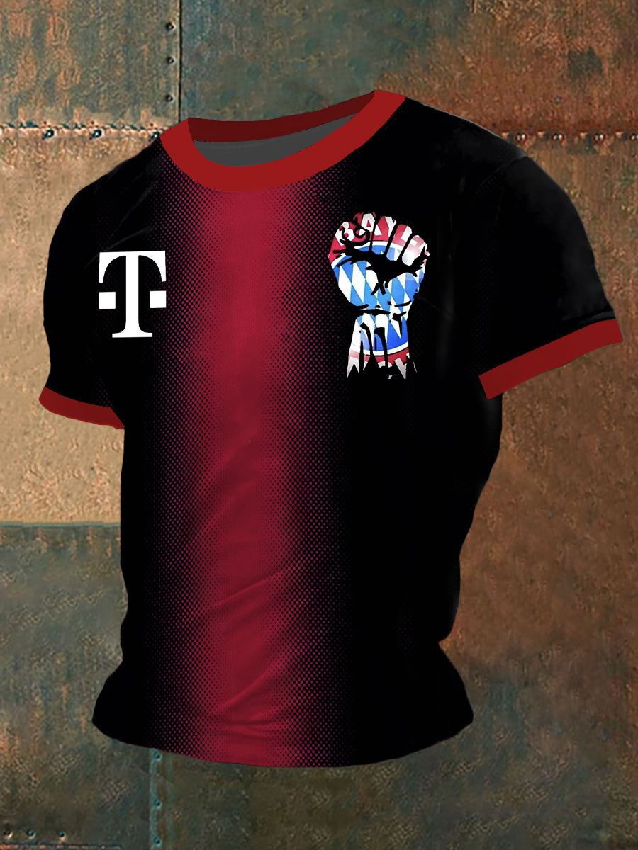 Herren Bayern München T-Shirt mit kurzen Ärmeln