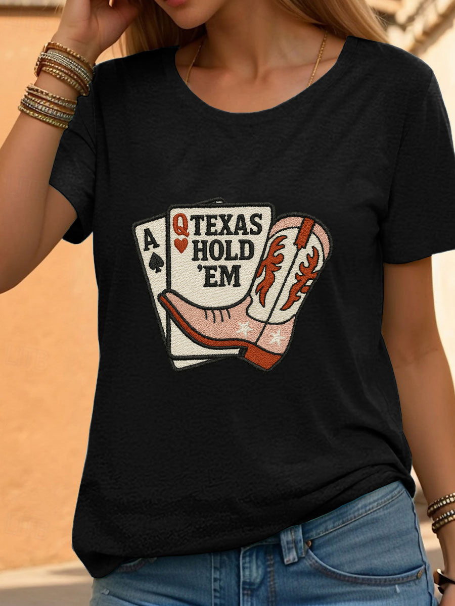 Frauen Poker T-Shirt