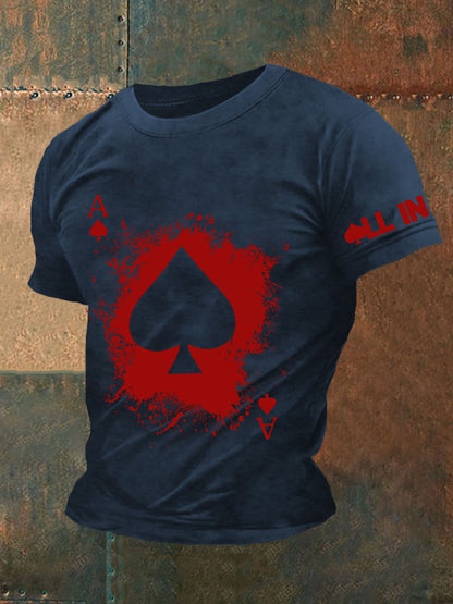Herren Poker T-Shirt