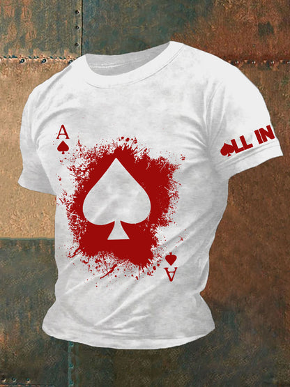 Herren Poker T-Shirt