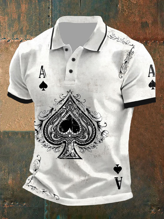 Texas Hold'em Ace of Pides-Tops für Männer