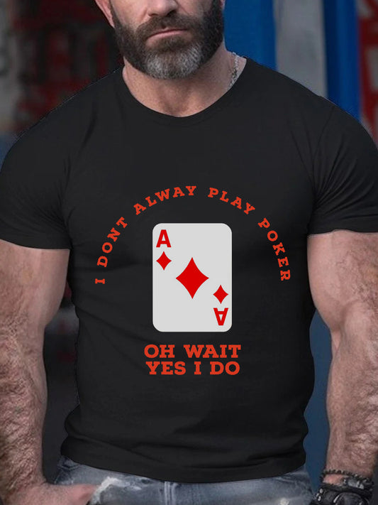 Herren Poker T-Shirt
