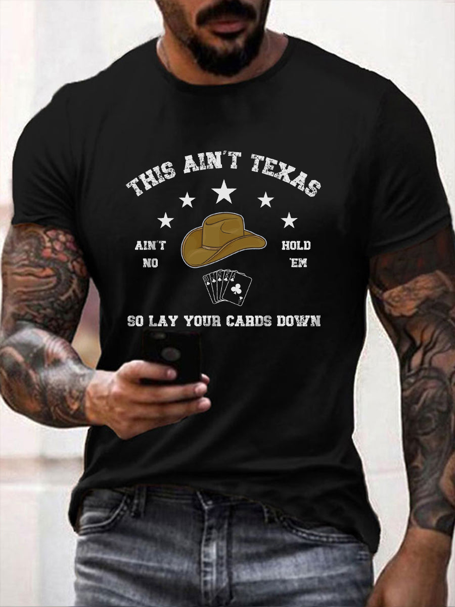 Herren Poker T-Shirt