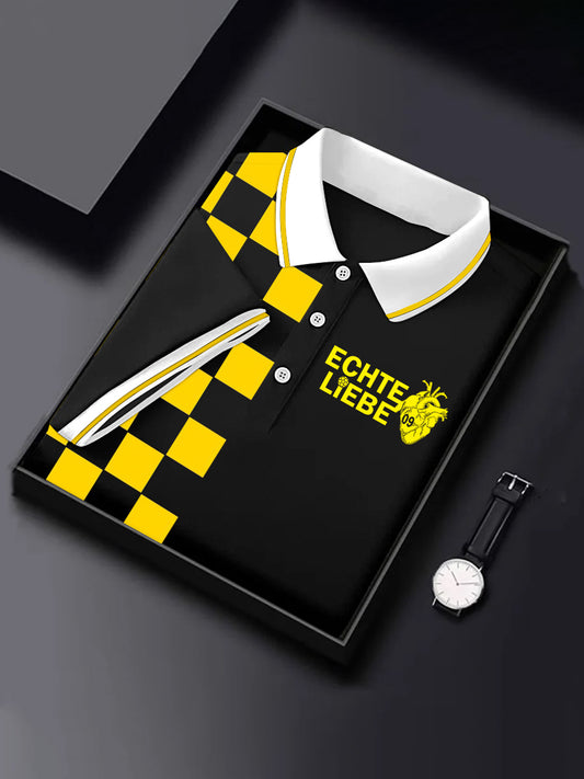 Männer Dortmund T-Shirt mit kurzen Ärmeln