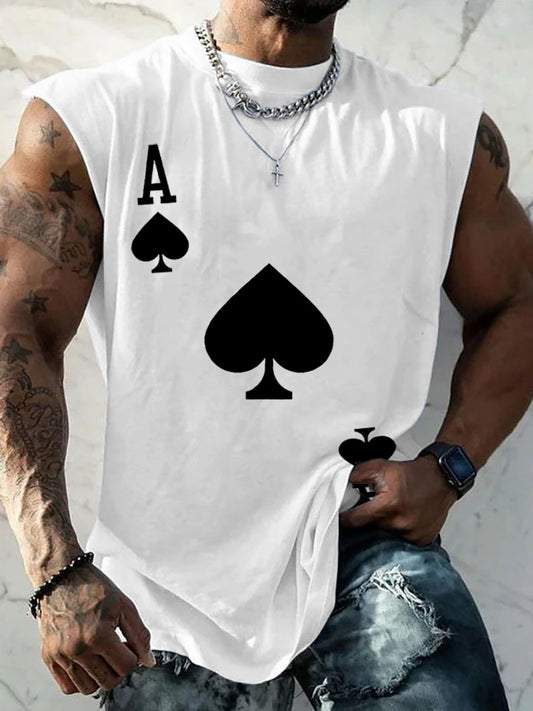 Herren Poker Ace of Pik Weste