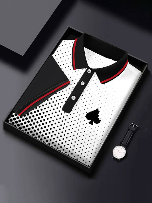 Herren-Poker-Spaten-Tops